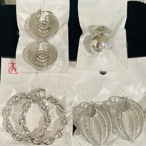 Earrings Bundle 4 Pair NEW